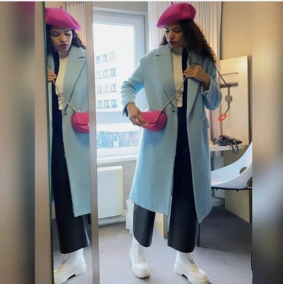 Zara Wool Coat -Limited edition Sky Blue 8357-477 . Bloggers Favorit - Picture 16 of 16